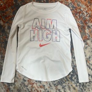 Nike girls dry fit long sleeve